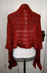 Red Shawl back2