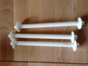 white bobbins