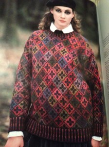 Kells sweater by Alice Starmore, as seen on page 50 of The Celtic Collection.
